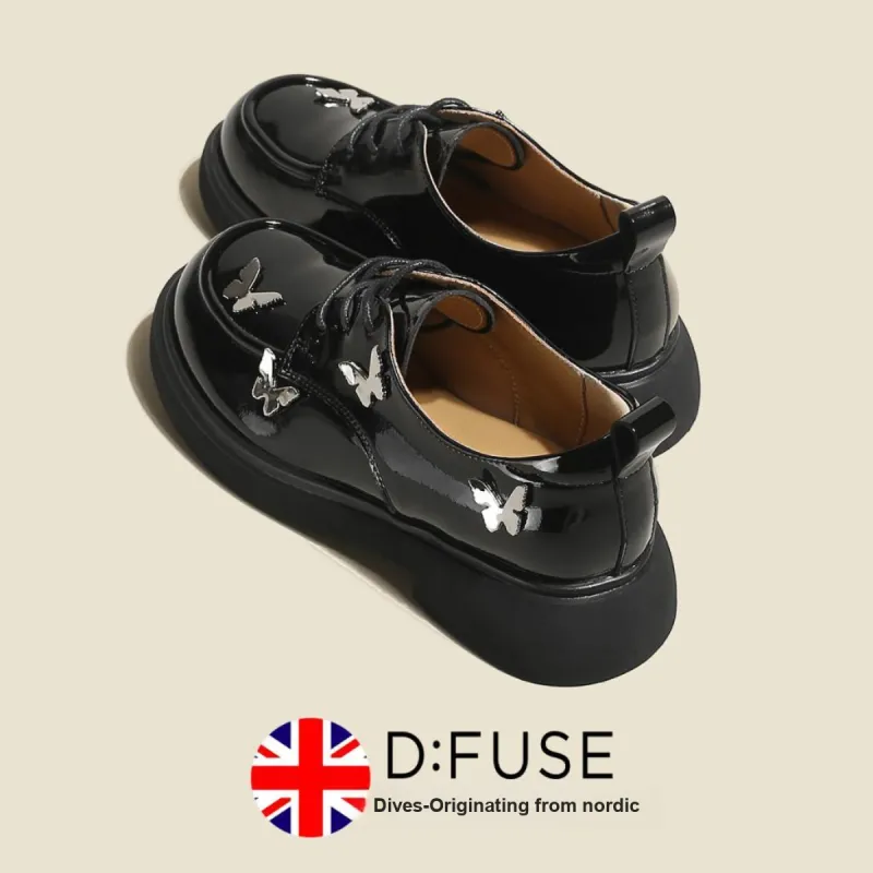 D FUSE SCANDINAVIA Loafers 3.8cm Women's Black-6