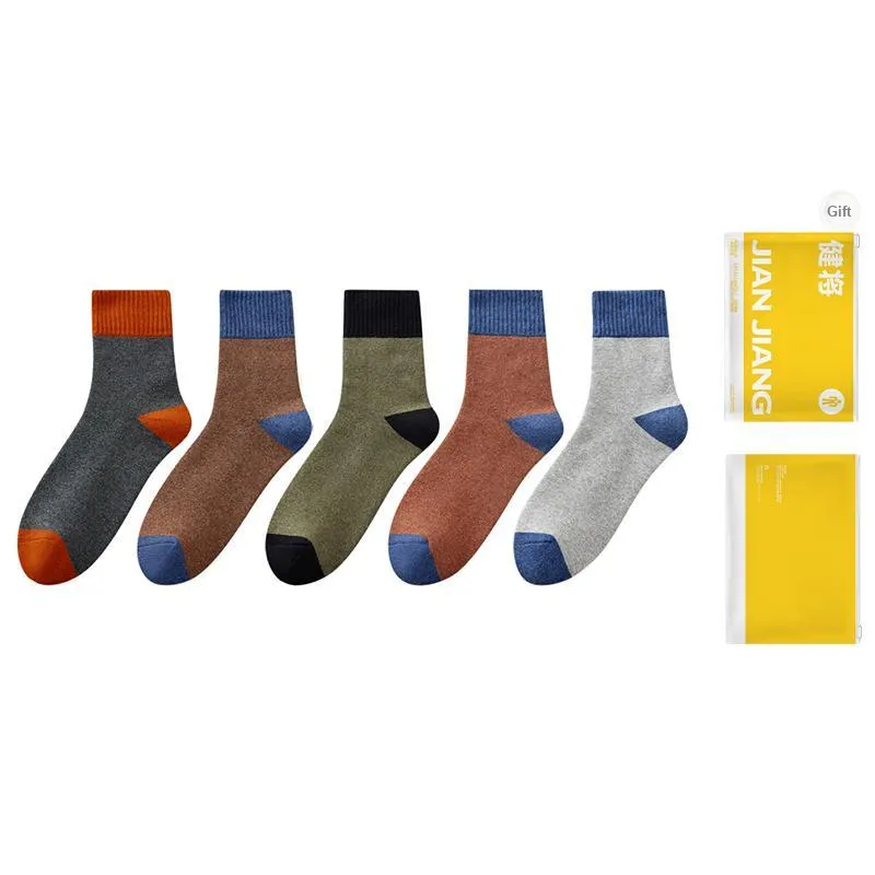 Master Mid Calf Socks Men's Shopping Bag Combo Set-12