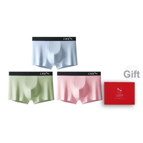 RED DRAGONFLY Хлопок Трусы Мужские 3 Пачки Подарочный Набор Коробка