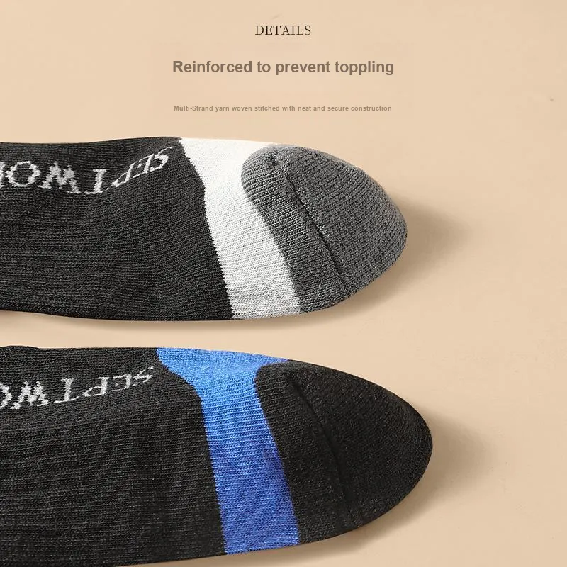 SEPTWOLVES Ankle Socks Men's 5 Pack Gift Box Set-5