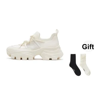 Staccato Butterfly Island Wear Resistant Low Top Chunky Sneakers Women's Cherry Blossom Pink