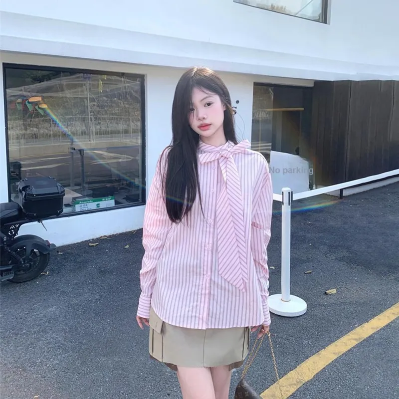 RTNH Spring And Summer Shirt Women's Pink-4