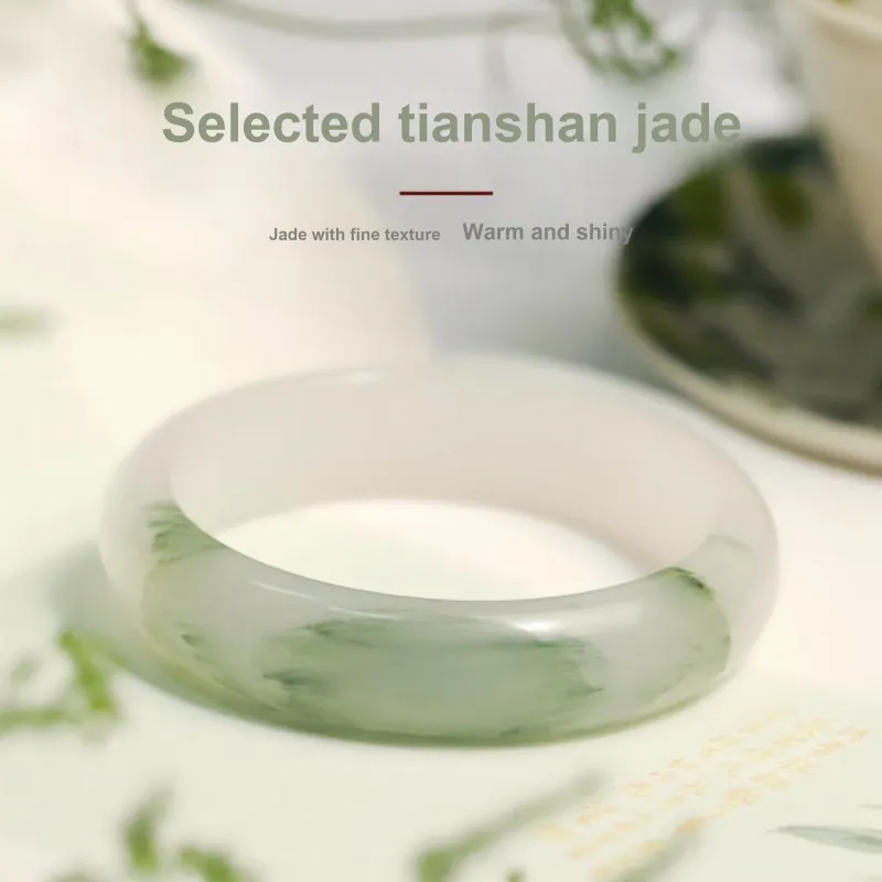 YANFEI Tianshan Jade Bangles Unisex-4