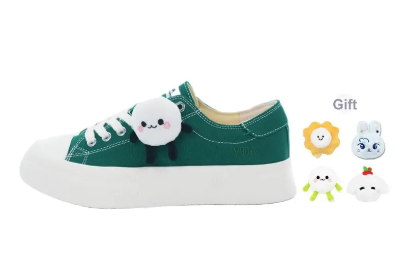 VOBA Cushioning Coverage Balance Support Abrasion Resistant Lightweight Slip Resistant Low Top Canvas Shoes Unisex-45