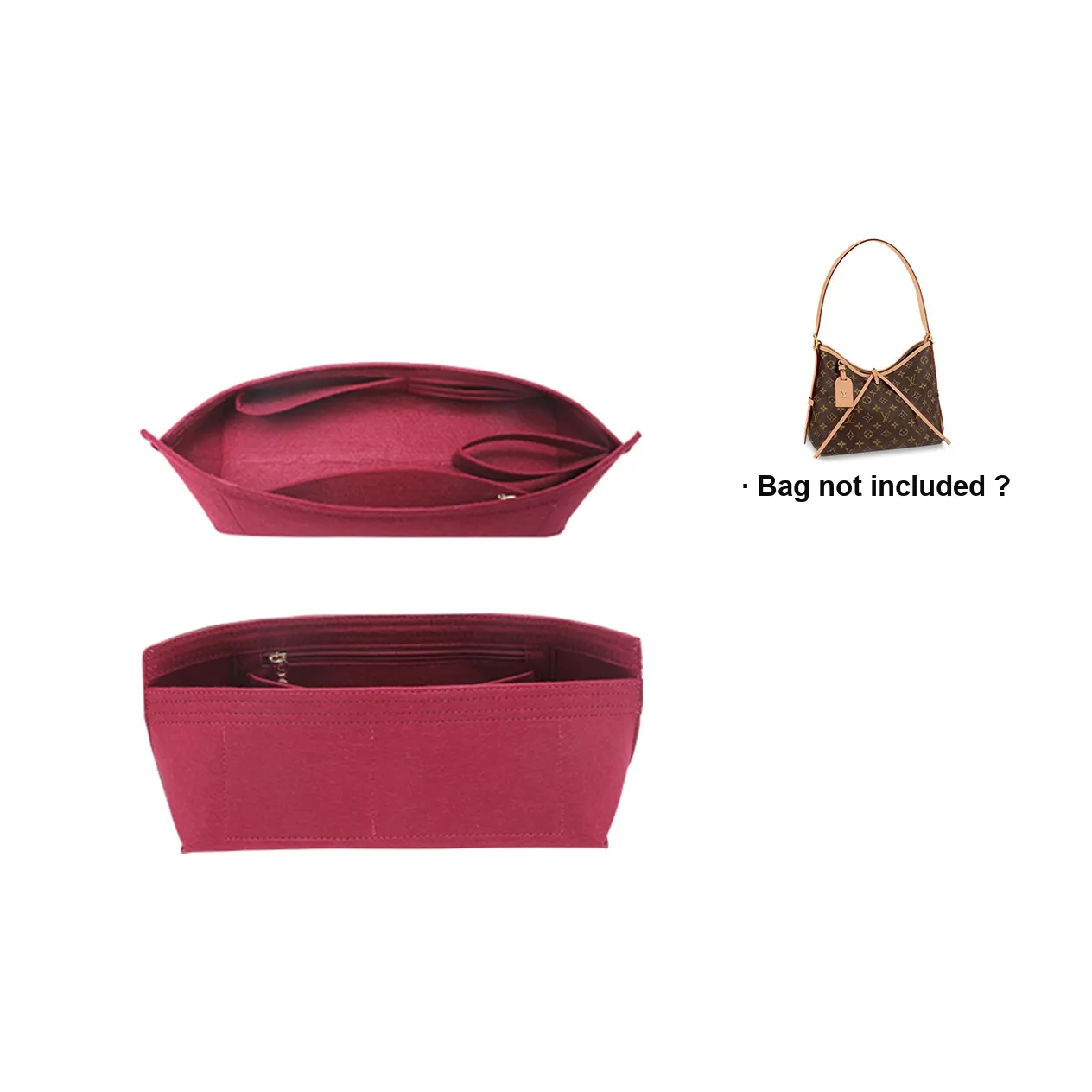 Ingenuity Handmade Bag Straps Reddish Brown Liner Compatibility Carryall Trumpets