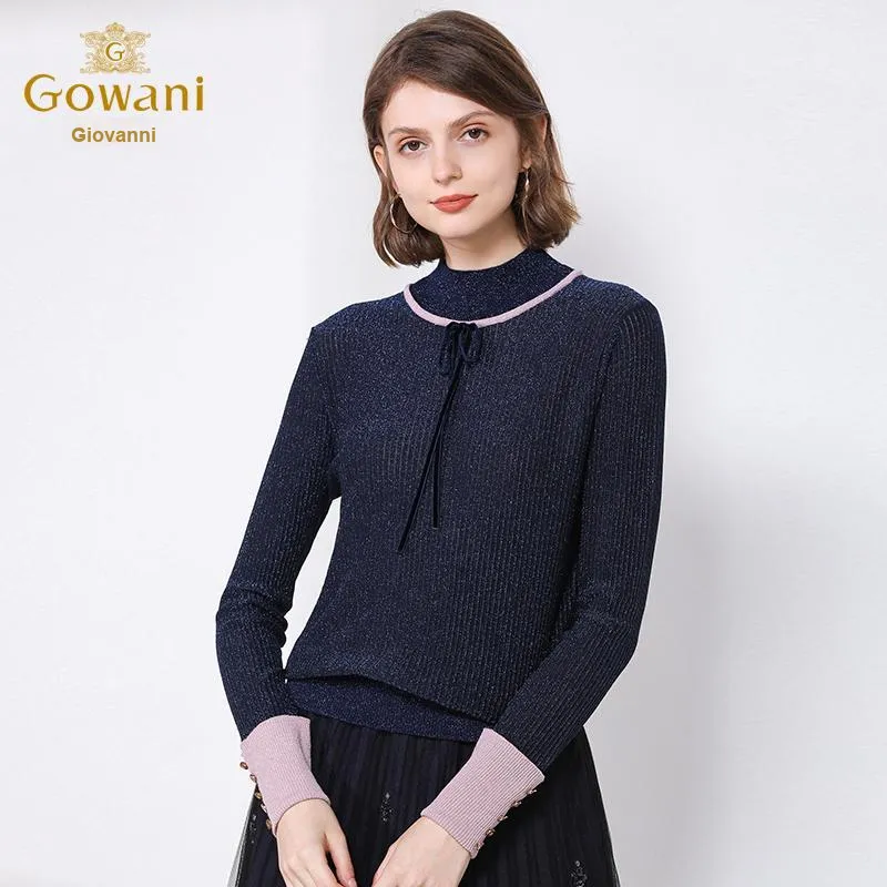 QIAOWANNI Knitwear Unisex Black-2