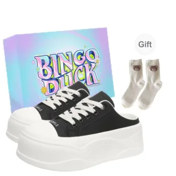 BINGO DUCK Rubber Sole Odor Resistant, Abrasion Resistant Closed Toe Slippers Women's