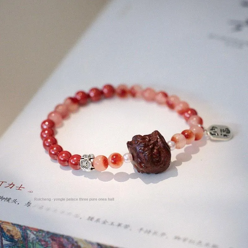 Princess Cui Chalcedony Jade Bracelets Unisex-4