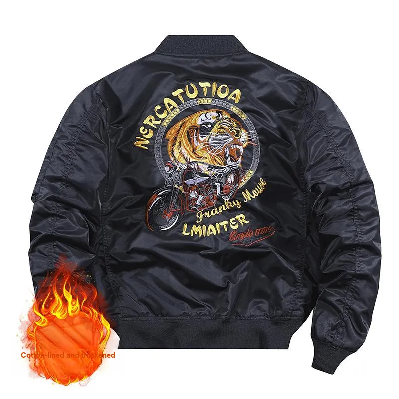 TREK&TRAVEL Baseball Jacket Men's-14