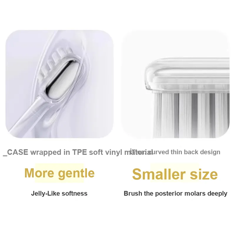 Dazzling Compatible Laifen Shaker Lefen Electric Toothbrush Heads 4 Pcs/8 Pack Non Original Cushioning Soft Bristles-4