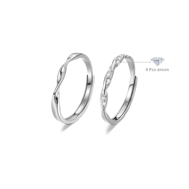 FANFRI 999 Fine Silver Rings Unisex-0