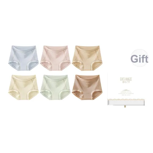 XIA.WA.ZHI.XIU Женское нижнее белье коробка 6 пар