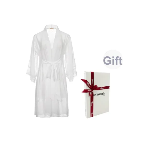 Selmark Банные халаты Женские Набор в подарочной коробке Белый