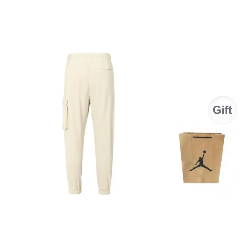 Jordan Casual Pants Unisex Ecru-1