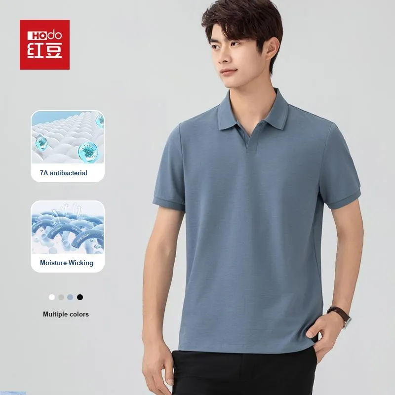 Red bean Polo Shirts Men-16