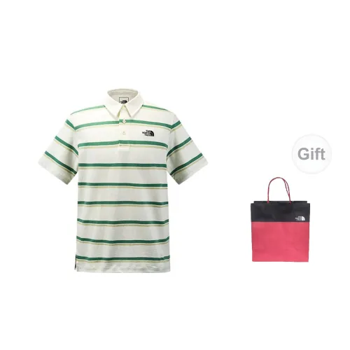 THE NORTH FACE Polo Shirts Men Off White With Gift Bag