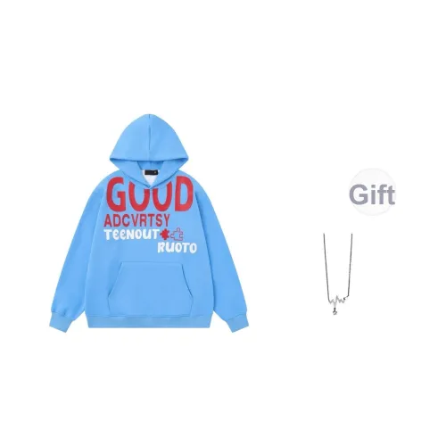 Giyu Синий В комплекте с ожерельем Женские Свитшоты