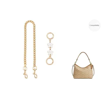 Ingenuity Handmade Metal Bag Accessory Women's Gold Tone
