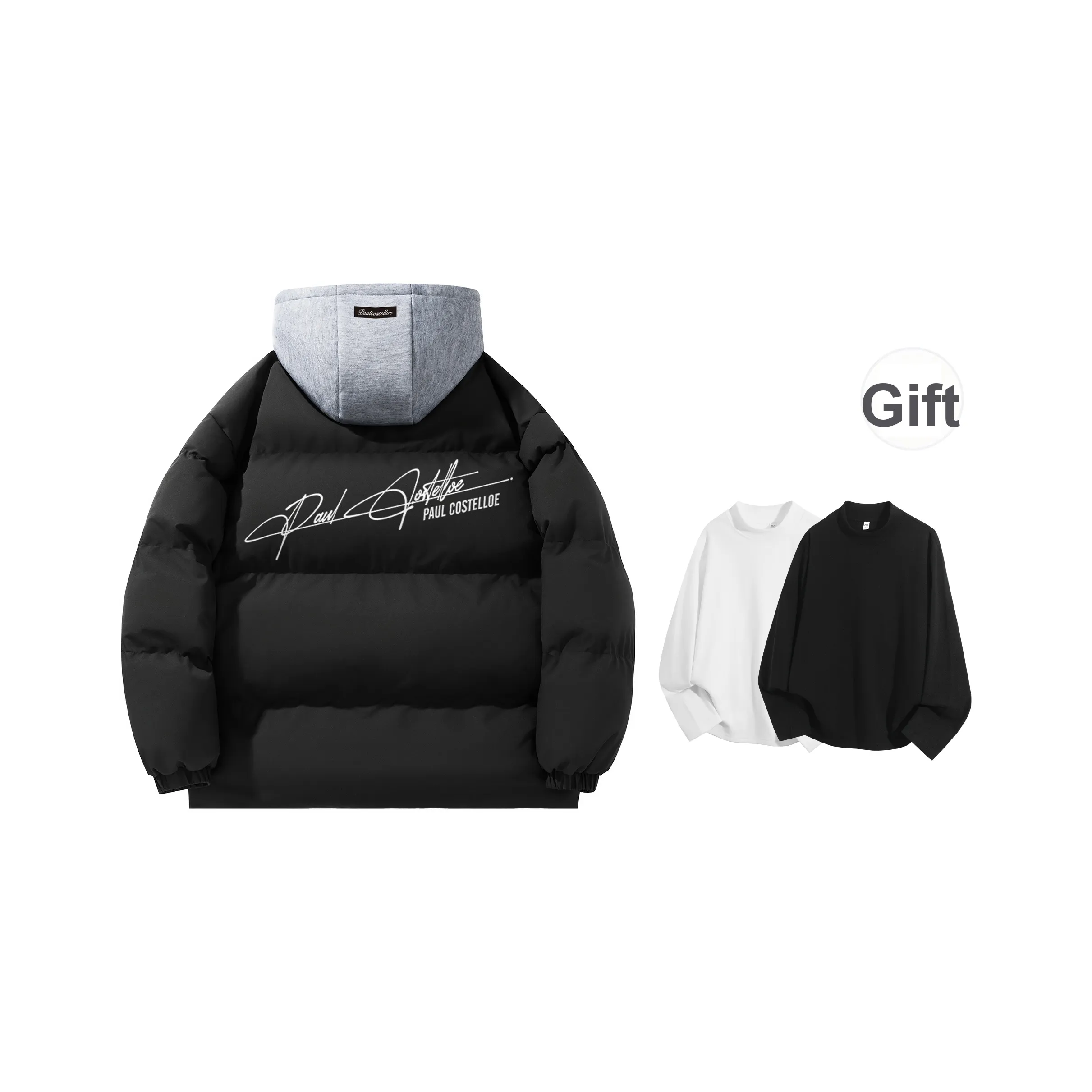 PAUL COSTELLOE Хлопковый пуховик унисекс