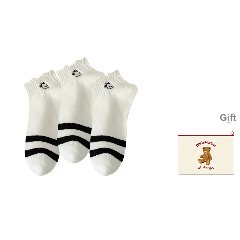 Caramella Ankle Socks Women's Shopping Bag Combo Set-10