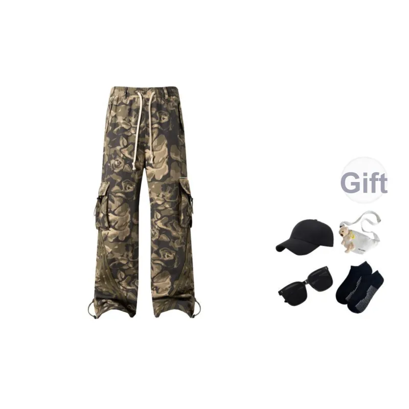 FCMM Cargo Pants Unisex Rose Color-2