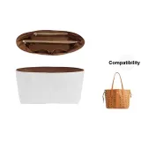 Brown DuPont Waterproof Liner-MCM Trumpets Tote