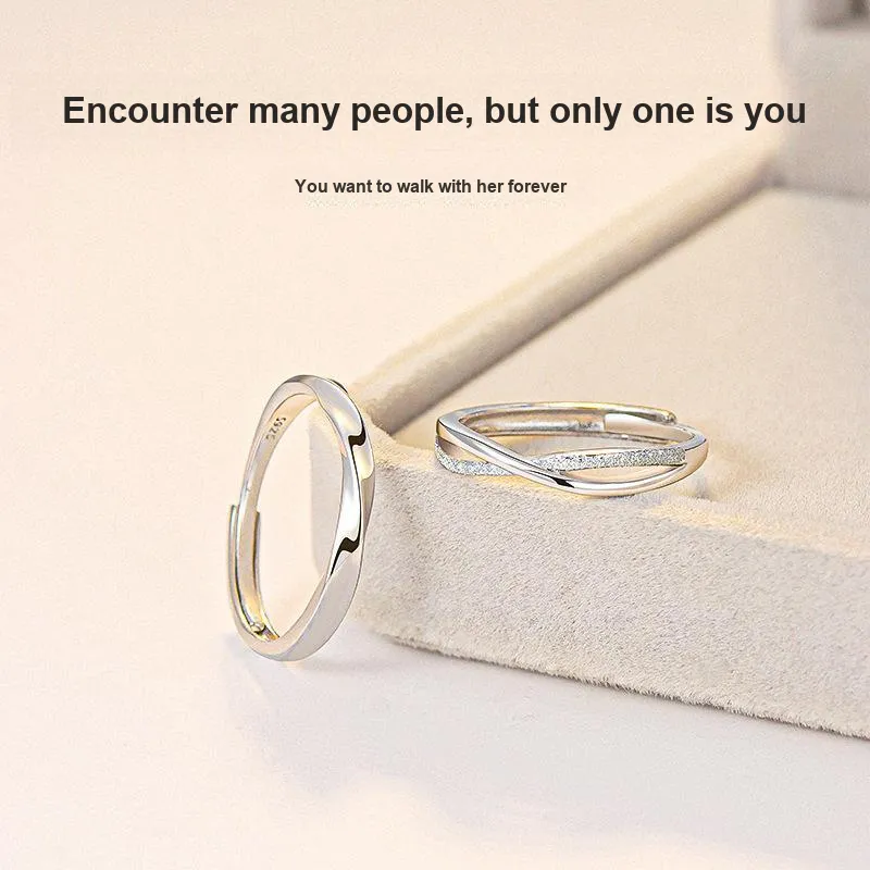 Lao Feng Xiang Sterling Silver 990 Rings Unisex-3