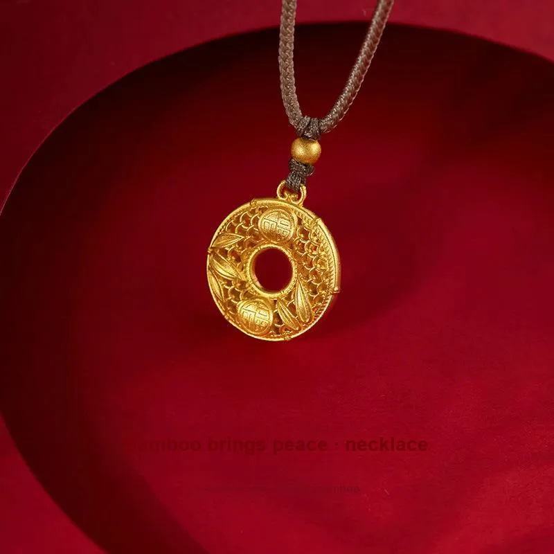 JITAIXIANG S999 Fine Silver Necklaces Unisex-1