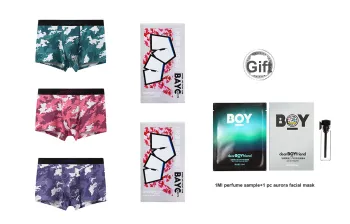 DearBoyFriend Boxer Shorts Men's Gift Box Set 3 Pack