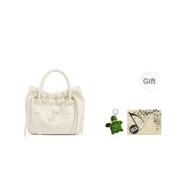 KKA PU Handbag Shoulder Bag Crossbody Bag Regular Women's Ecru/Silver/Black