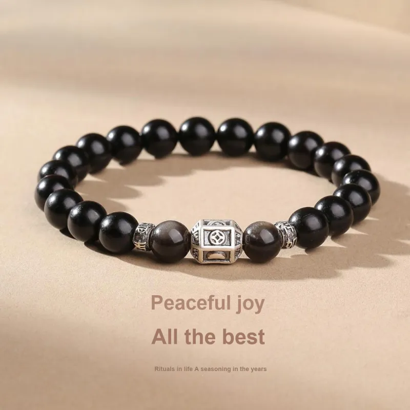 MUSHENGYUAN Ebony Bracelets Unisex-4