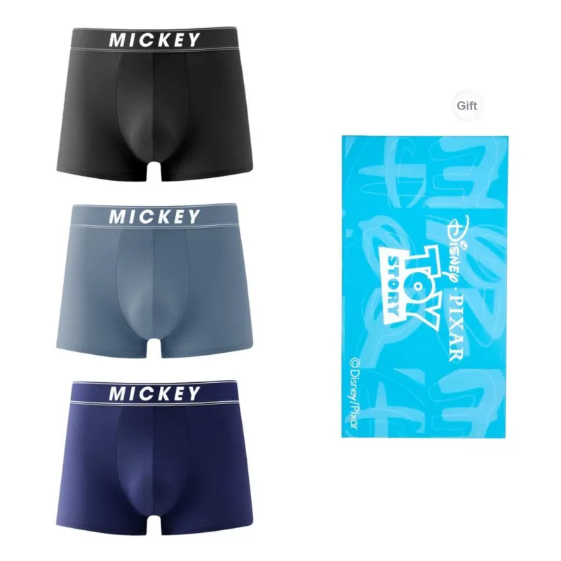 Disney Mickey Series Underpants Men's Shopping Bag Combo Set-16