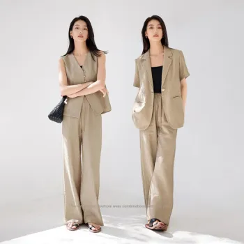 IHIMI Vests Women's Milk Tea Coffee