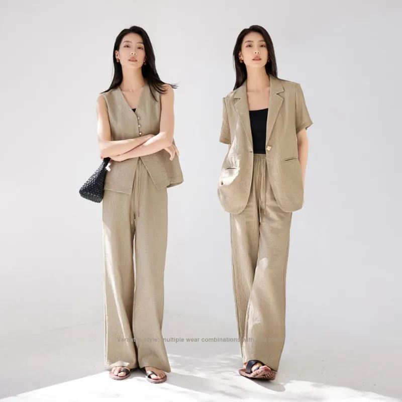 IHIMI Vests Women's Milk Tea Coffee-0