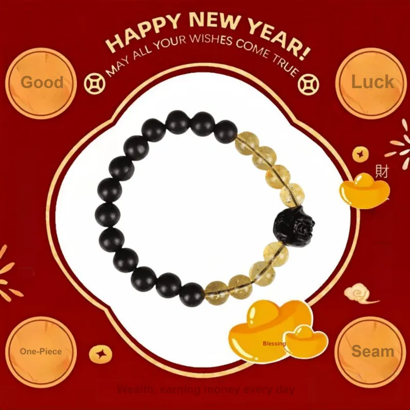 ZHUOJIN Wooden Bracelets Unisex-6