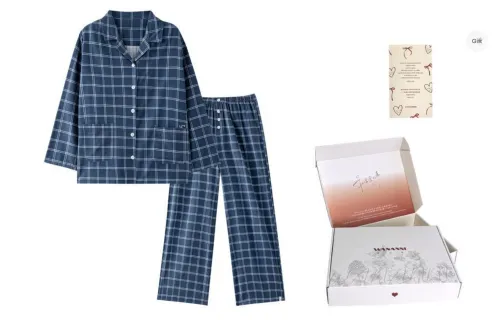 WANANNI Pajama Gift Box Women's Mountain Mist Blue