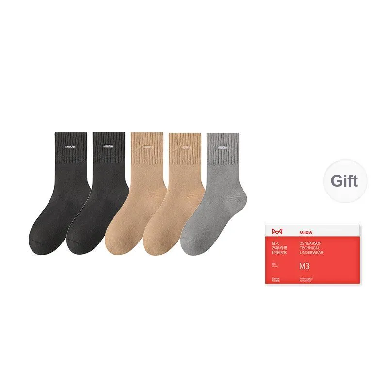 MIIOW Trend Party Series Mid Calf Socks Men's Shopping Bag Combo Set-20