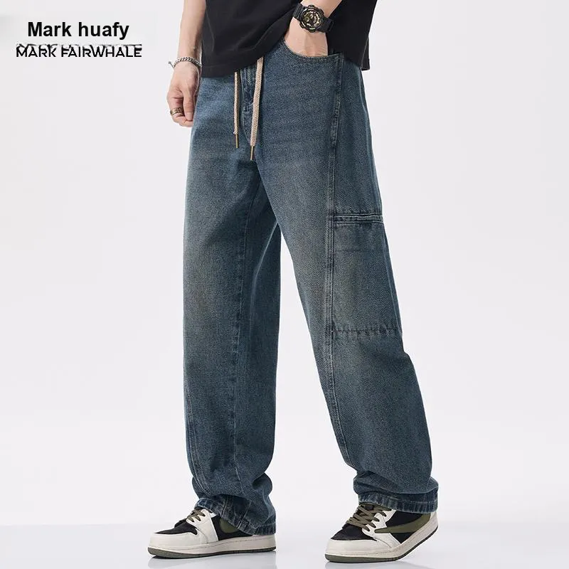 FAIRWHALE Jeans Unisex Blue-4