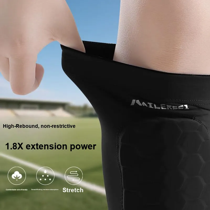 NAILEKESI Soccer Leg Guards Slip Resistant Unisex Professional Protective Equipment-2