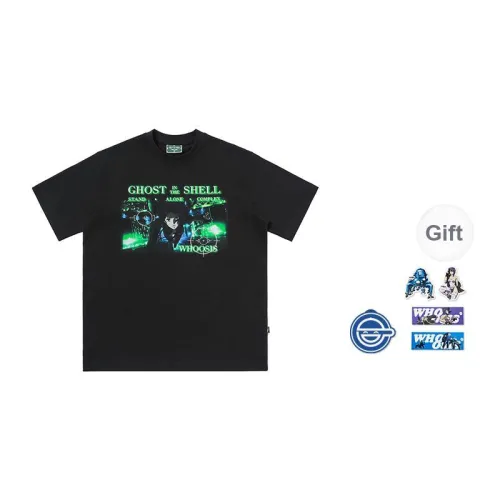 WHOOSIS X Ghost In The Shell, Collaboration T Shirts Unisex