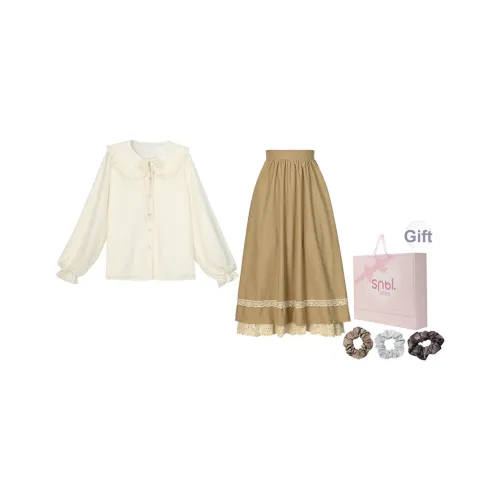 SNBL Рубашка+Юбка Женские Комплекты с юбкой