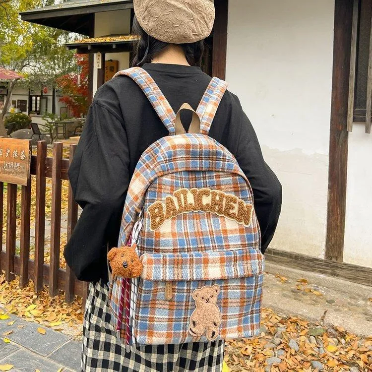 S.REPHEN Woolen Backpack Regular Unisex Multicolor-6