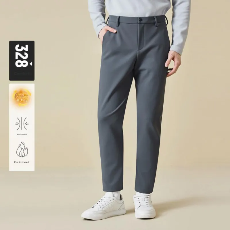 LESS IS MORE Casual Pants Men's Gray Blue-2