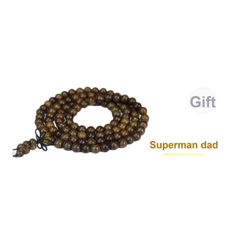 QIONGRUIGE QR Redwood Bracelets Unisex-0