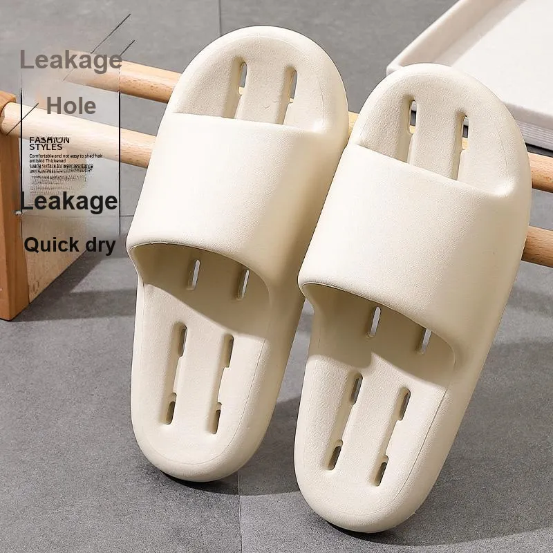 Foot Recreation Summer Bathroom Bathing Anti Slip And Wear Resistant Comfortable Home Slippers, Unisex-9