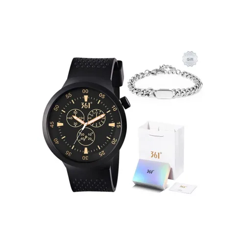 361° Электронные + кварцевые часы Унисекс Черный циферблат