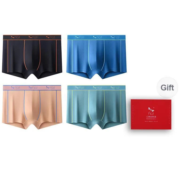 RED DRAGONFLY Cotton Panties Men's Combination Gift Box Set-10