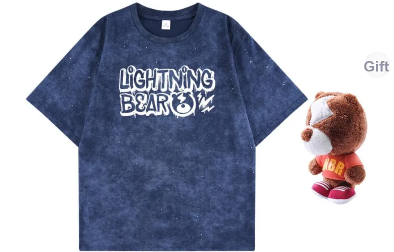 LIGHTNING BEAR T Shirts Unisex-8