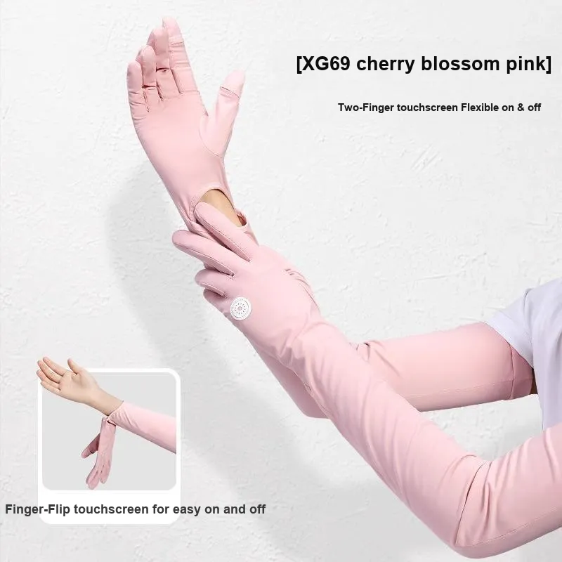 TUCANO Original Yarn Ice Silk Sun Protection Sleeves Women's-1