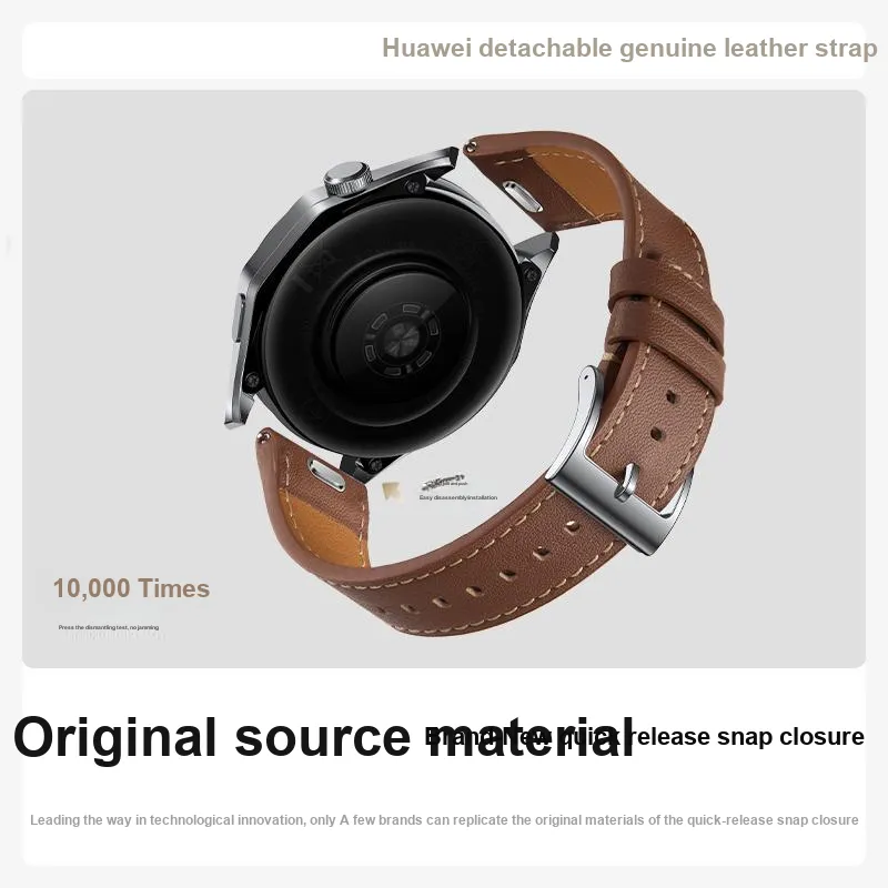 W&P Huawei Compatibility Watch Band 22MM Genuine Leather Material-5